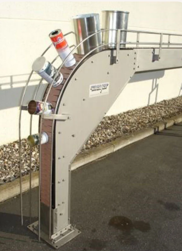 Magnetic chain conveyor for automated material handling